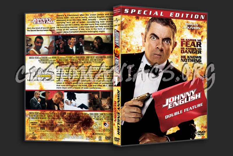 Johnny English Double Feature dvd cover