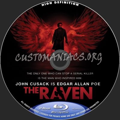 The Raven blu-ray label