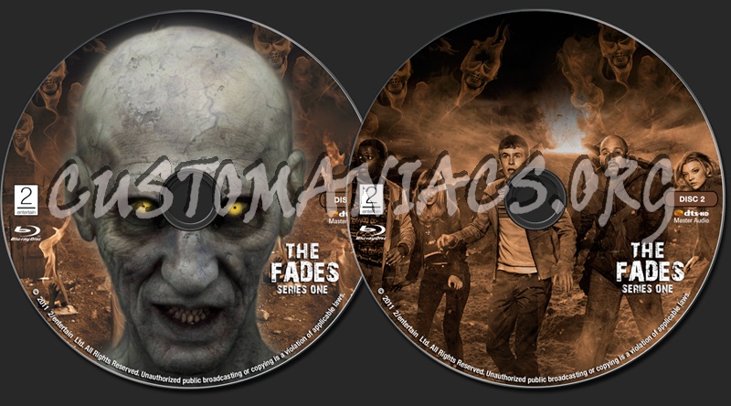 The Fades : Series One blu-ray label
