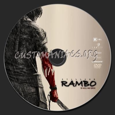 Rambo - 2008 dvd label