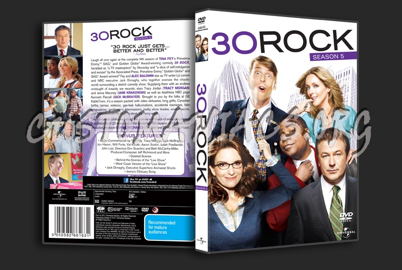 30 Rock Season 5 dvd cover