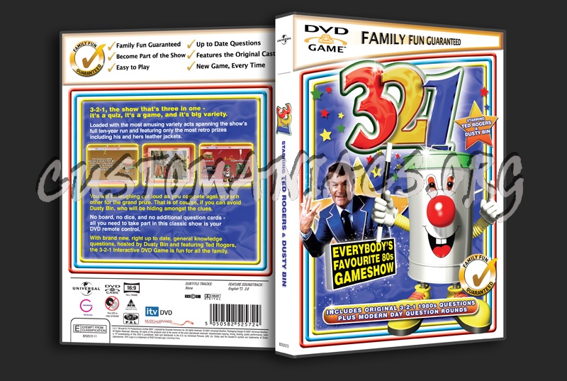 321 starring Ted Rogers & Dusty Bin dvd cover