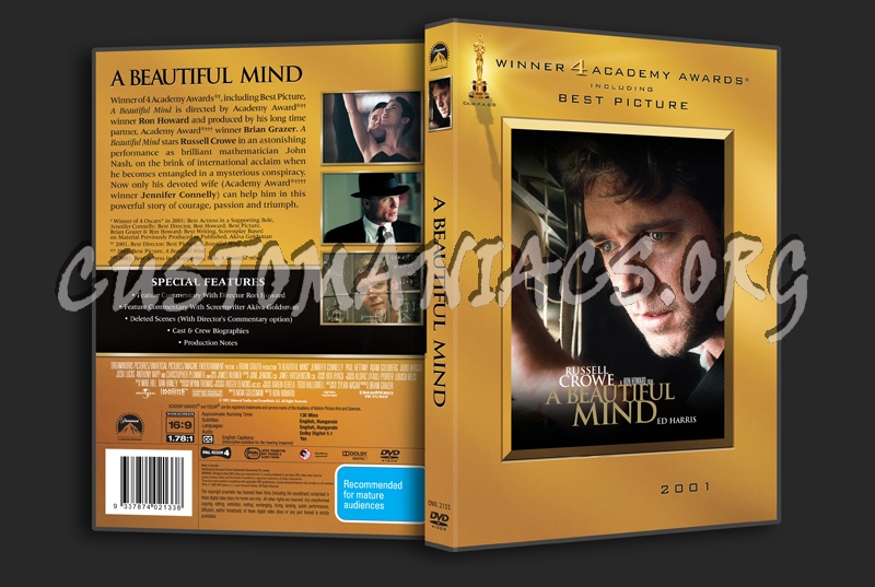A Beautiful Mind dvd cover