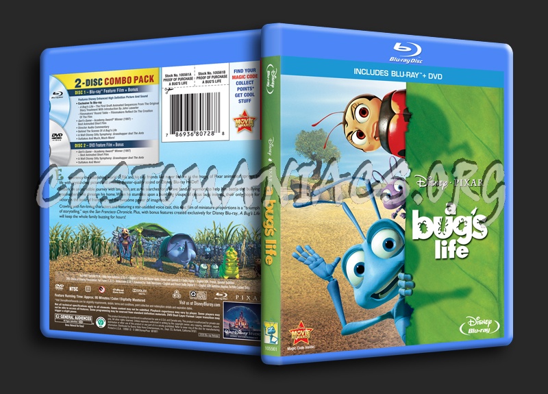 A Bug's Life blu-ray cover