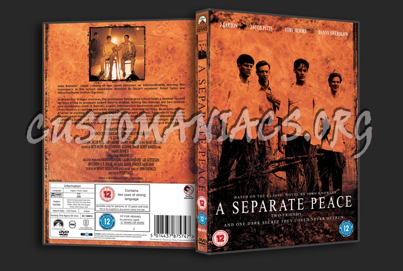 A Separate Peace dvd cover