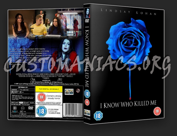 I Know Who Killed Me dvd cover