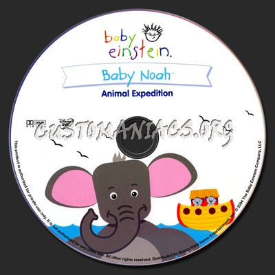 Baby Einstein Baby Noah dvd label