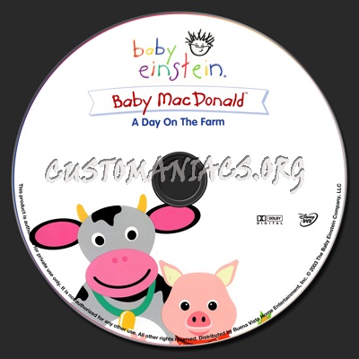 Baby Einstein Baby McDonald dvd label