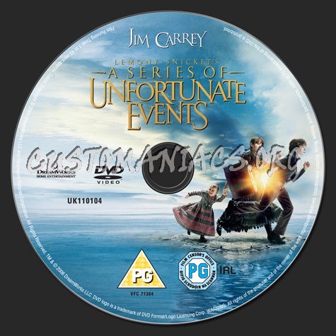 A Series of Unfortunate Events dvd label
