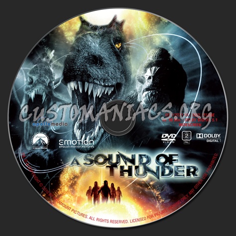 A Sound of Thunder dvd label