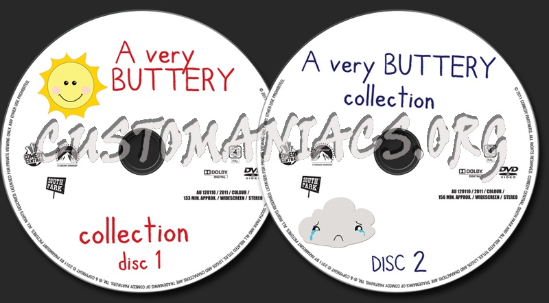A Very Buttery Collection dvd label