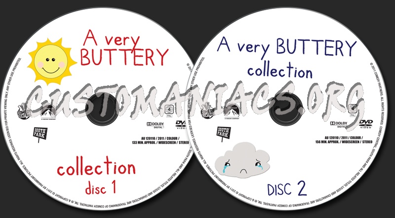 A Very Buttery Collection dvd label