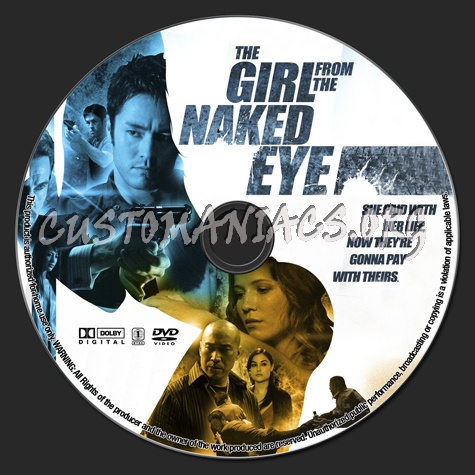 The Girl From The Naked Eye dvd label