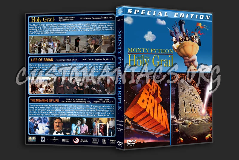 Monty Python Triple Feature dvd cover