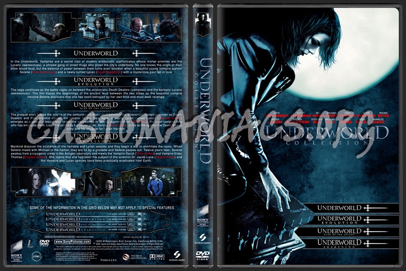 Underworld Collection (Quadrilogy) dvd cover