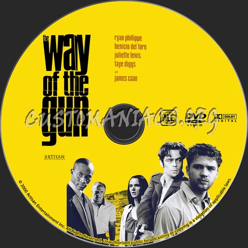 The Way of the Gun dvd label