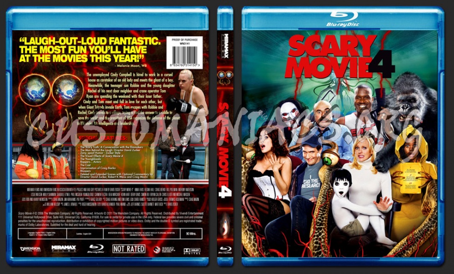 Scary Movie 4 blu-ray cover