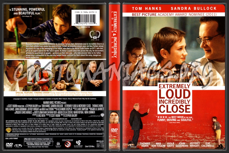 Extremely Loud and Incredibly Close dvd cover