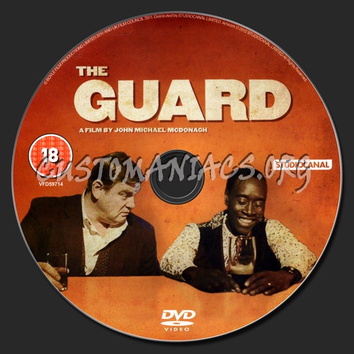 The Guard dvd label