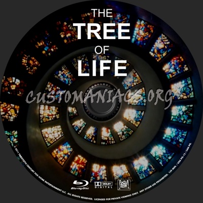 The Tree of Life blu-ray label