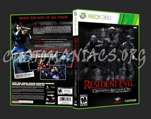 Resident Evil: Operation Raccoon City dvd cover