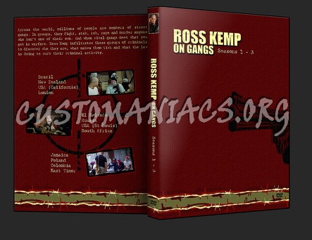 Ross Kemp On Gangs Seasons 1-3 dvd cover