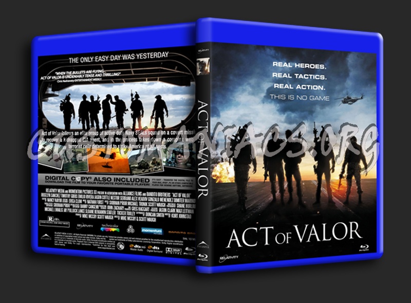 Act of Valor blu-ray cover