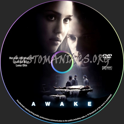 Awake dvd label