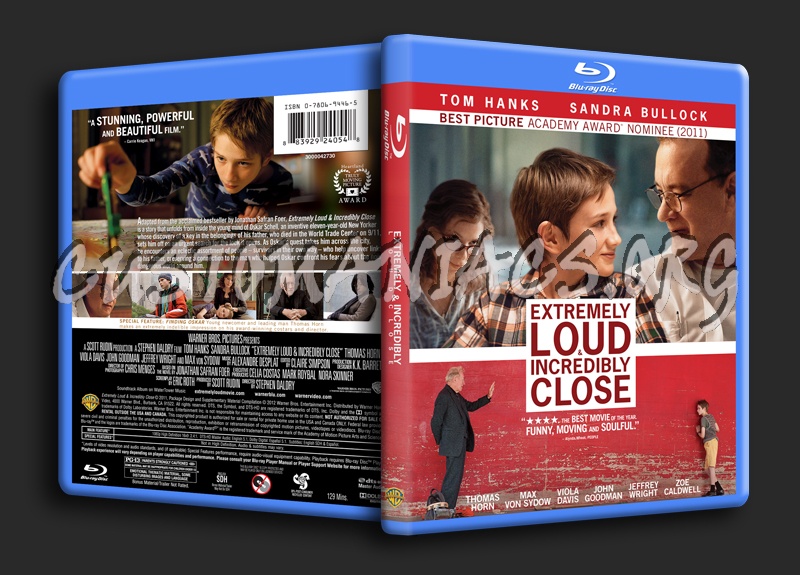 Extremely Loud & Incredibly Close blu-ray cover