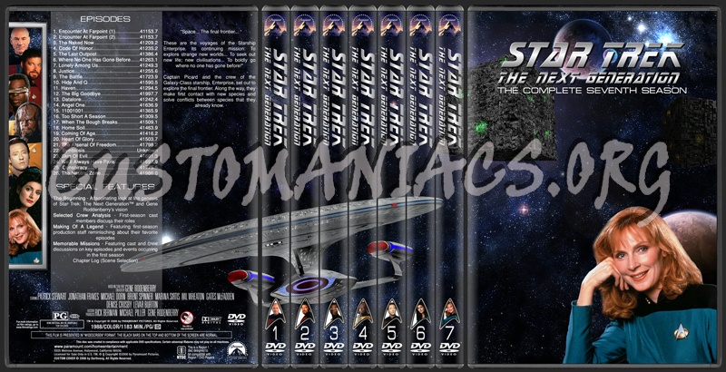 Star Trek The Next Generation Complete Series 1-7 dvd cover