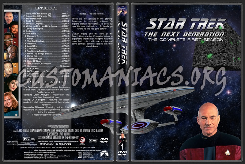 Star Trek The Next Generation Complete Series 1 7 Dvd Cover Dvd Covers Labels By Customaniacs Id Free Download Highres Dvd Cover