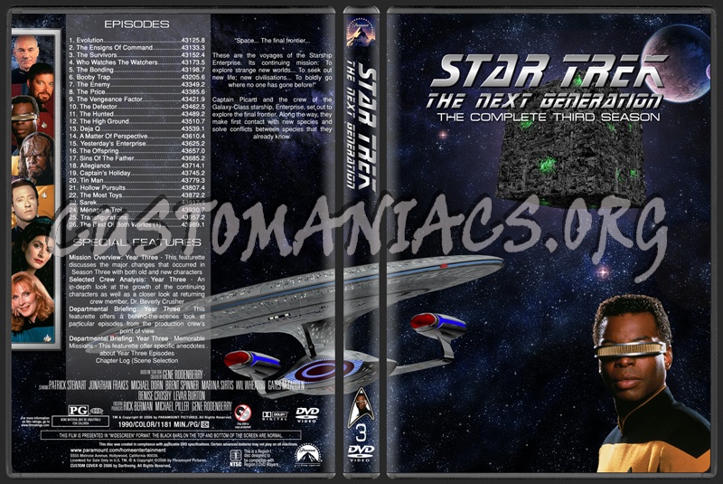 Star Trek The Next Generation Complete Series 1-7 dvd cover