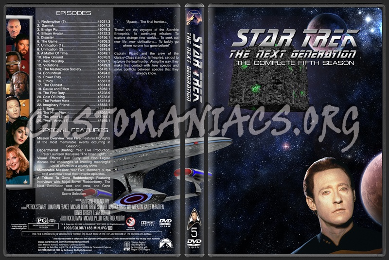 Star Trek The Next Generation Complete Series 1-7 dvd cover