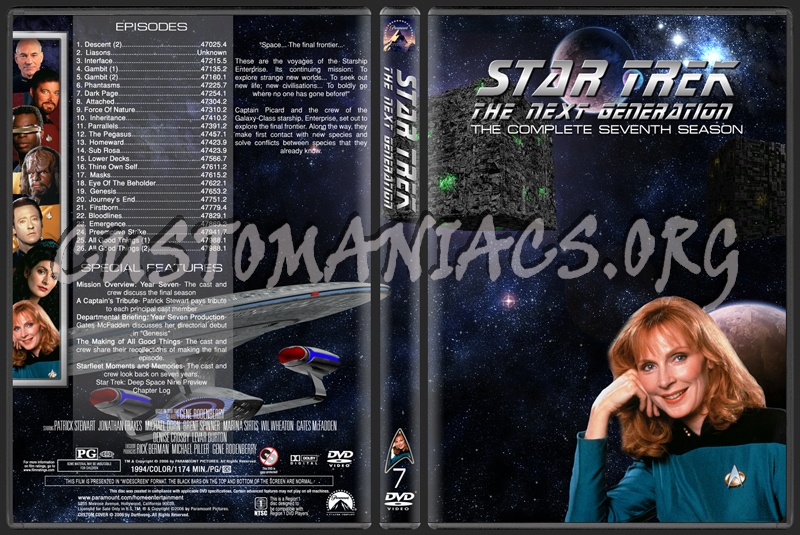 Star Trek The Next Generation Complete Series 1-7 dvd cover