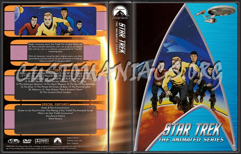 Star Trek Animated Series dvd cover