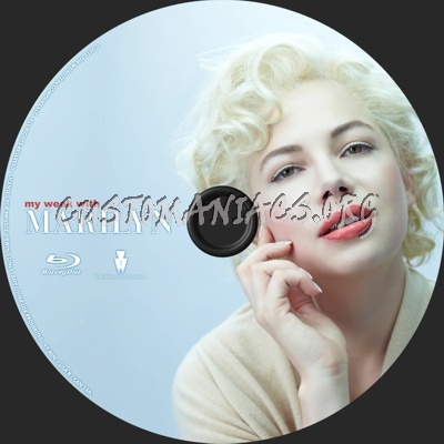 My Week with Marilyn blu-ray label