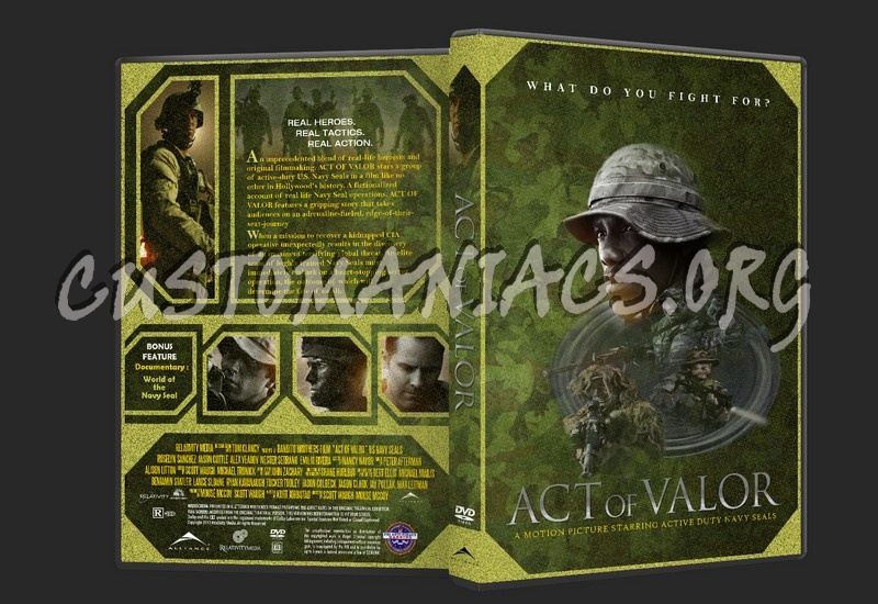 Act of Valor dvd cover