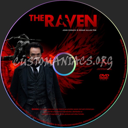 The Raven dvd label