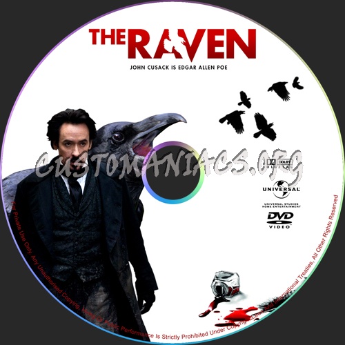 The Raven dvd label