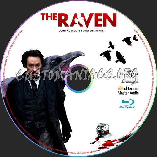 The Raven blu-ray label
