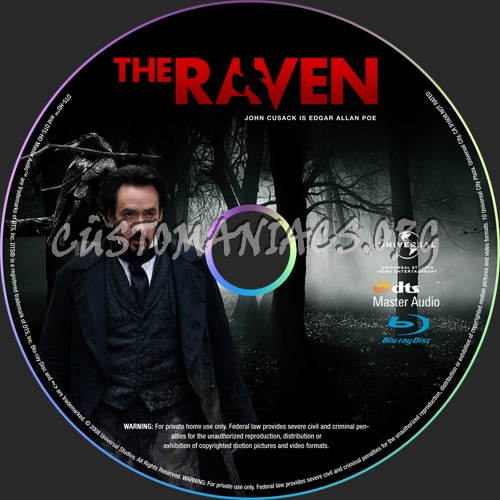 The Raven blu-ray label