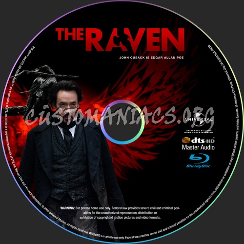 The Raven blu-ray label