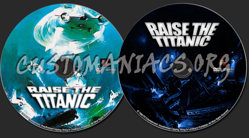 Raise The Titanic dvd label