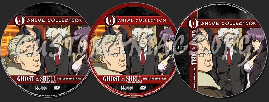 Anime Collection Ghost In The Shell Stand Alone Complex The Laughing Man dvd label