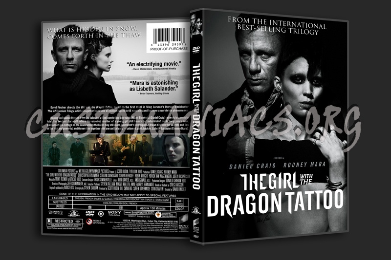 The Girl With The Dragon Tattoo (2011) dvd cover