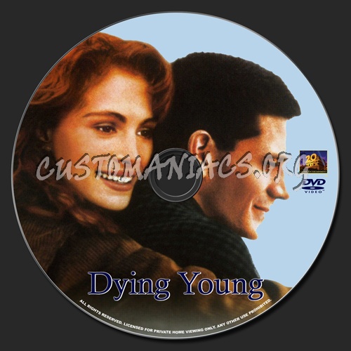 Dying Young dvd label