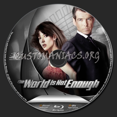 The World is Not Enough blu-ray label