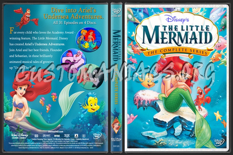 The Little Mermaid - The Complete Series dvd cover