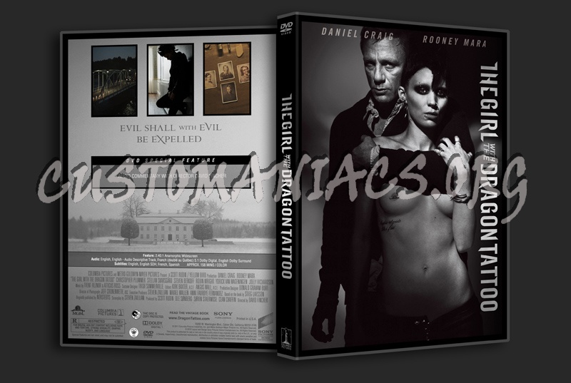 The Girl With The Dragon Tattoo (2011) dvd cover