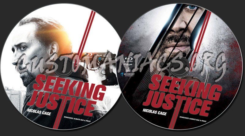 Seeking Justice blu-ray label